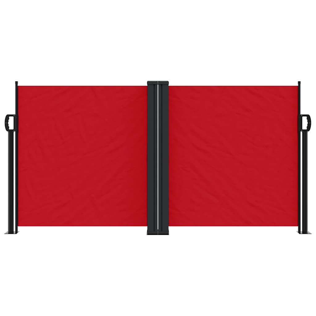 Tenda da Sole Laterale Retrattile Rossa 120x1000 cm