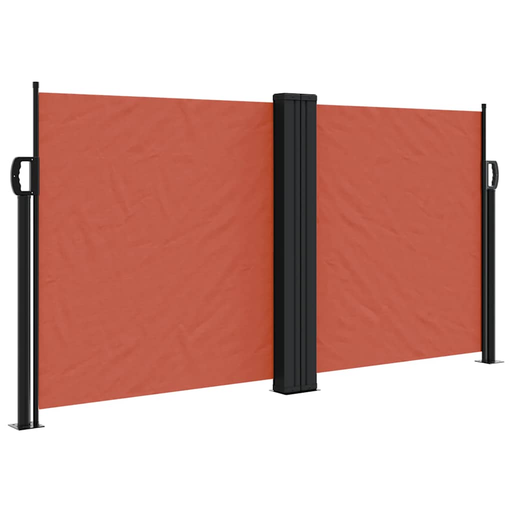 Tenda da Sole Laterale Retrattile Terracotta 120x1000 cm