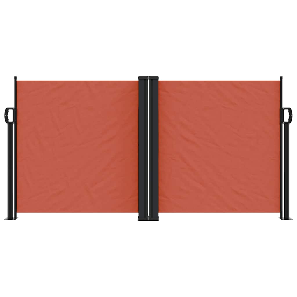 Tenda da Sole Laterale Retrattile Terracotta 120x1000 cm