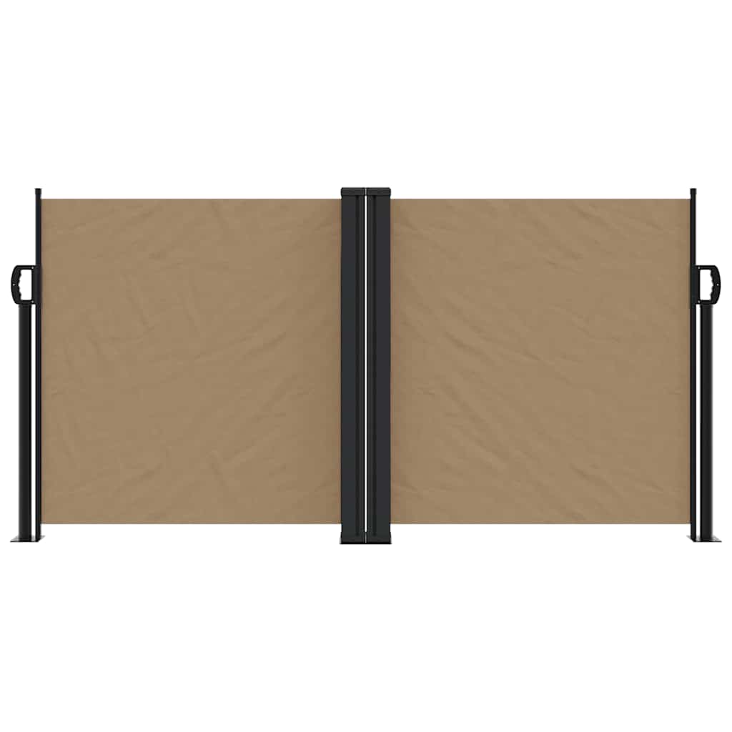 Tenda da Sole Laterale Retrattile Tortora 120x1000 cm