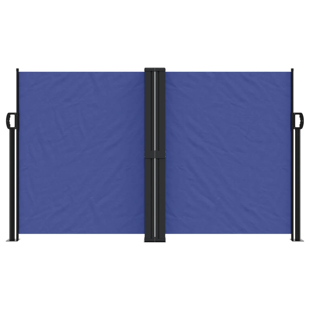 Tenda da Sole Laterale Retrattile Blu 140x1000 cm