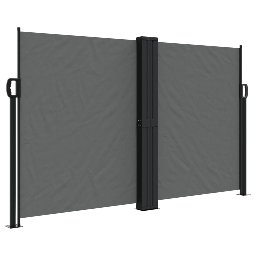 Tenda da Sole Laterale Retrattile Antracite 140x1000 cm