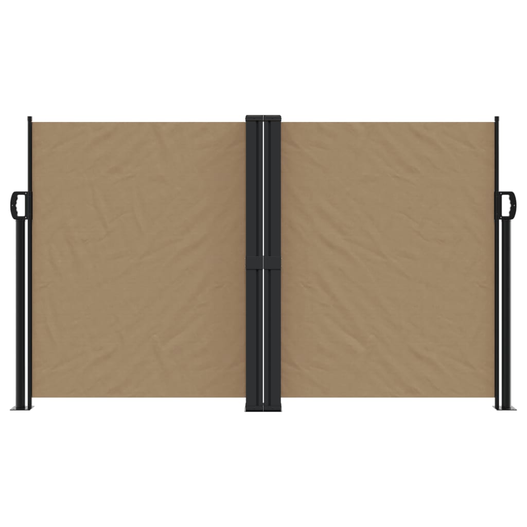 Tenda da Sole Laterale Retrattile Tortora 140x1000 cm
