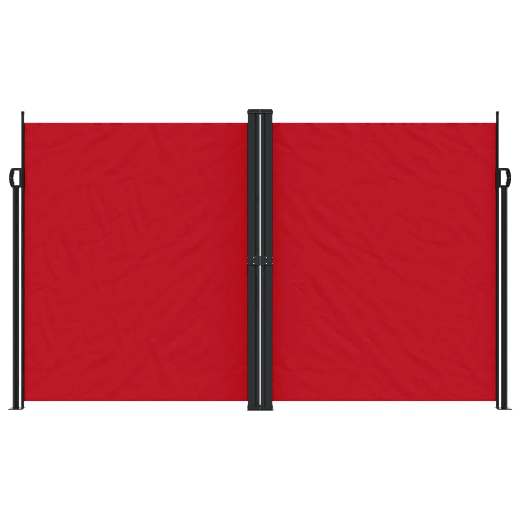 Tenda da Sole Laterale Retrattile Rossa 200x1000 cm