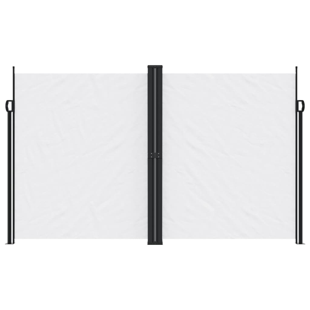 Tenda da Sole Laterale Retrattile Bianca 200x1000 cm