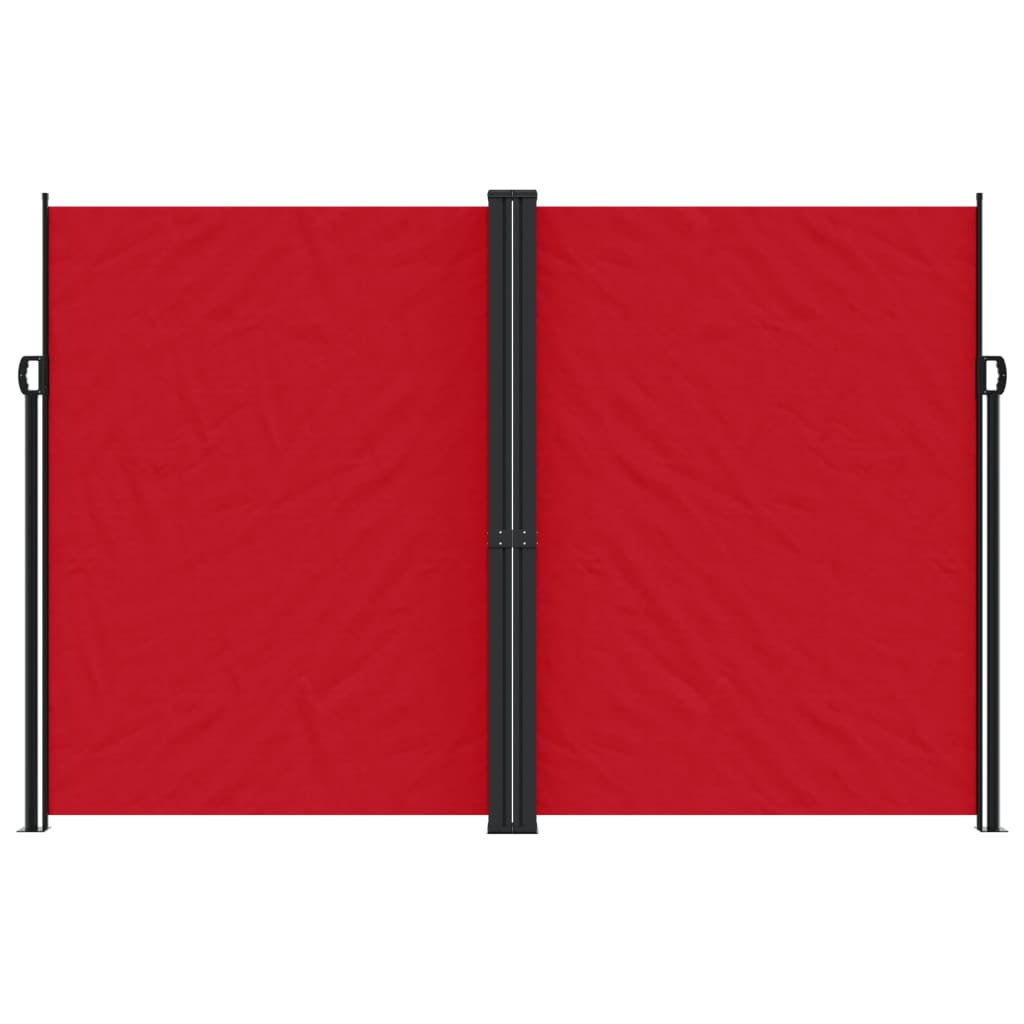 Tenda da Sole Laterale Retrattile Rossa 220x1000 cm