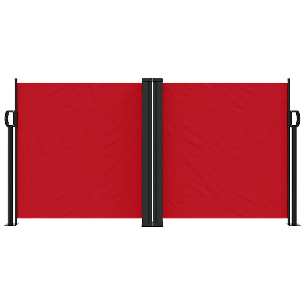 Tenda da Sole Laterale Retrattile Rossa 120x1200 cm