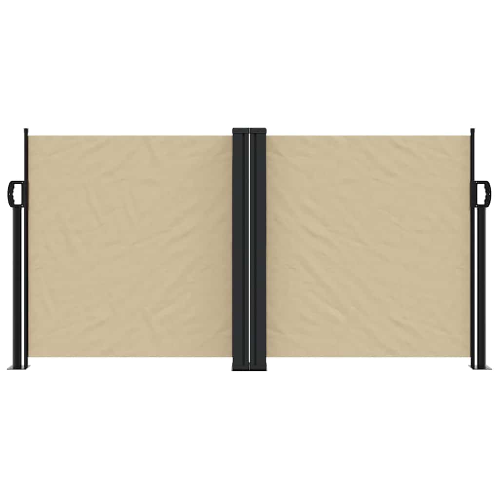 Tenda da Sole Laterale Retrattile Beige 120x1200 cm