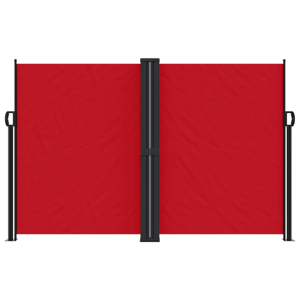 Tenda da Sole Laterale Retrattile Rossa 160x1200 cm