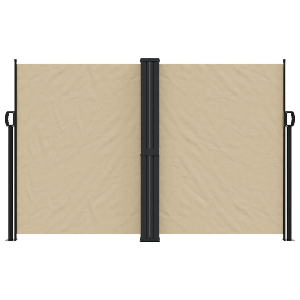 Tenda da Sole Laterale Retrattile Beige 160x1200 cm