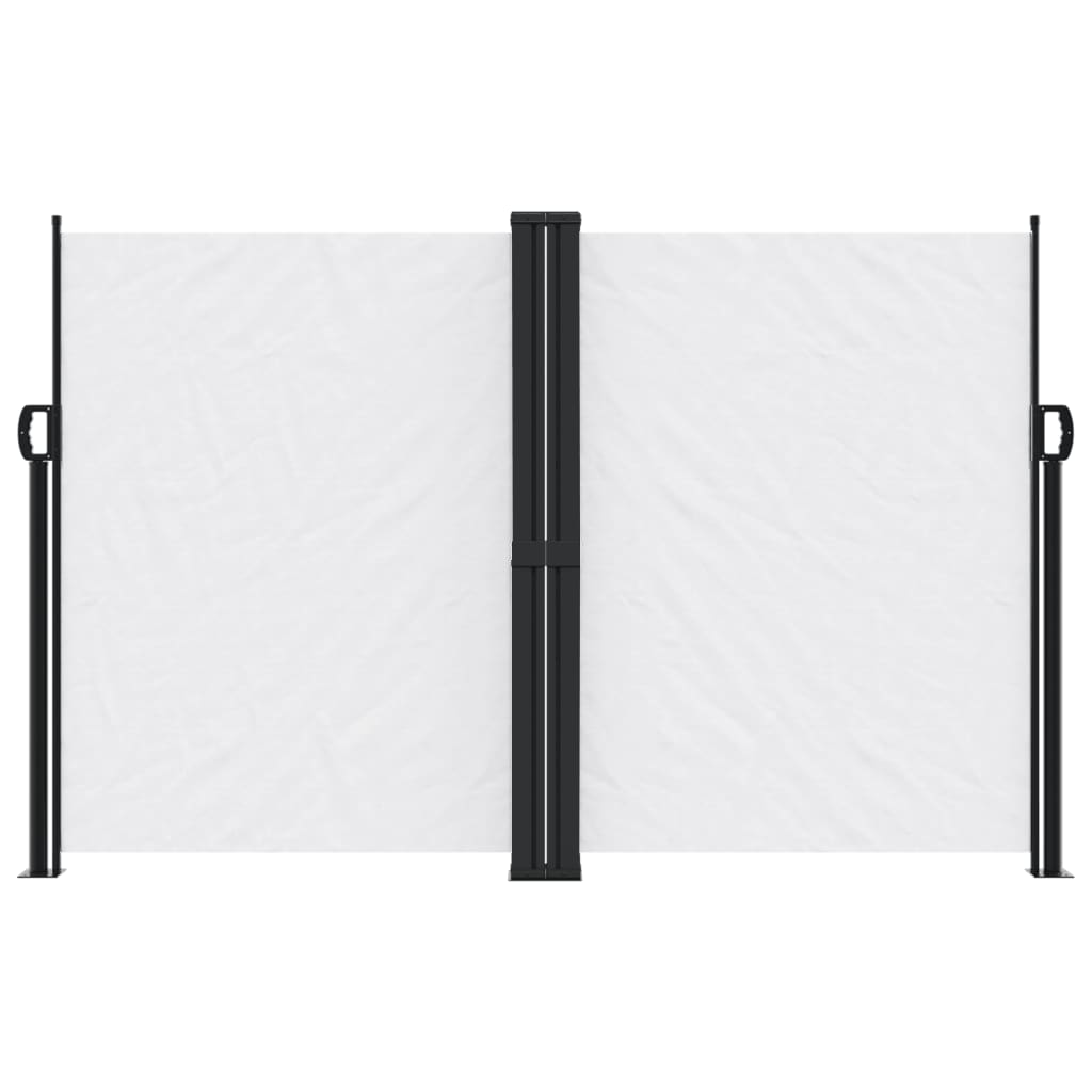 Tenda da Sole Laterale Retrattile Bianca 160x1200 cm