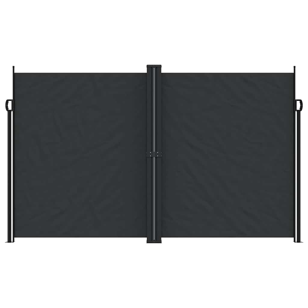 Tenda da Sole Laterale Retrattile Nera 200x1200 cm