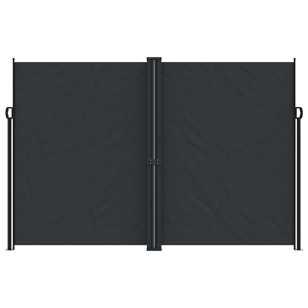 Tenda da Sole Laterale Retrattile Nera 220x1200 cm