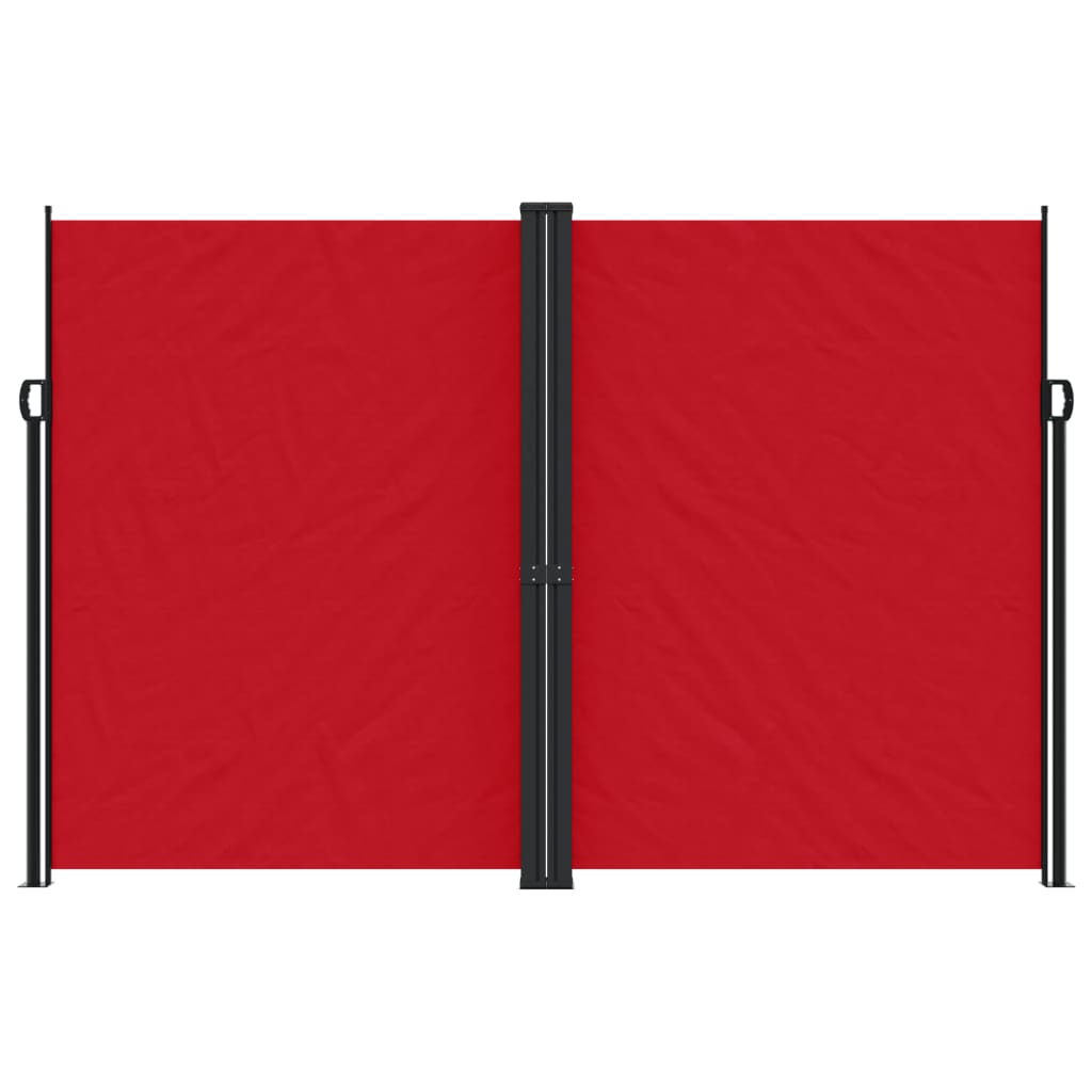 Tenda da Sole Laterale Retrattile Rossa 220x1200 cm