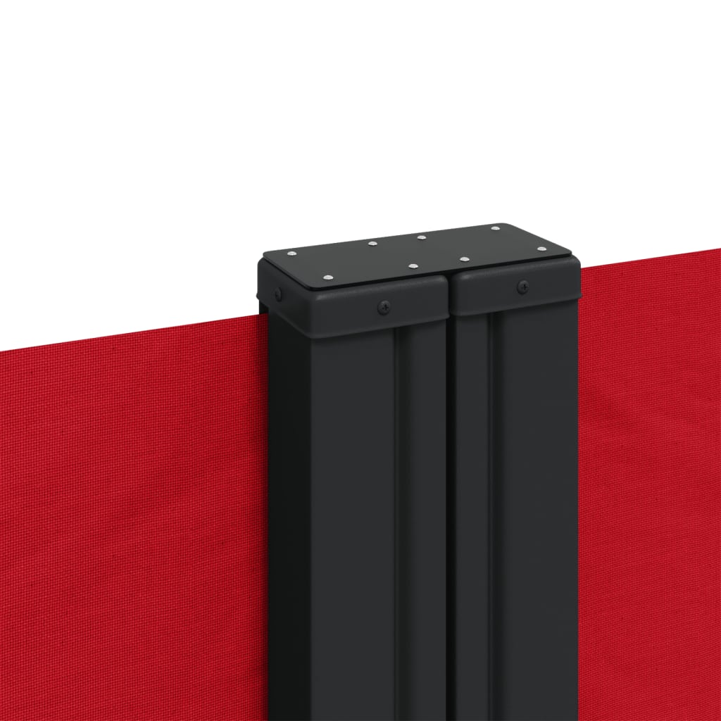 Tenda da Sole Laterale Retrattile Rossa 220x1200 cm
