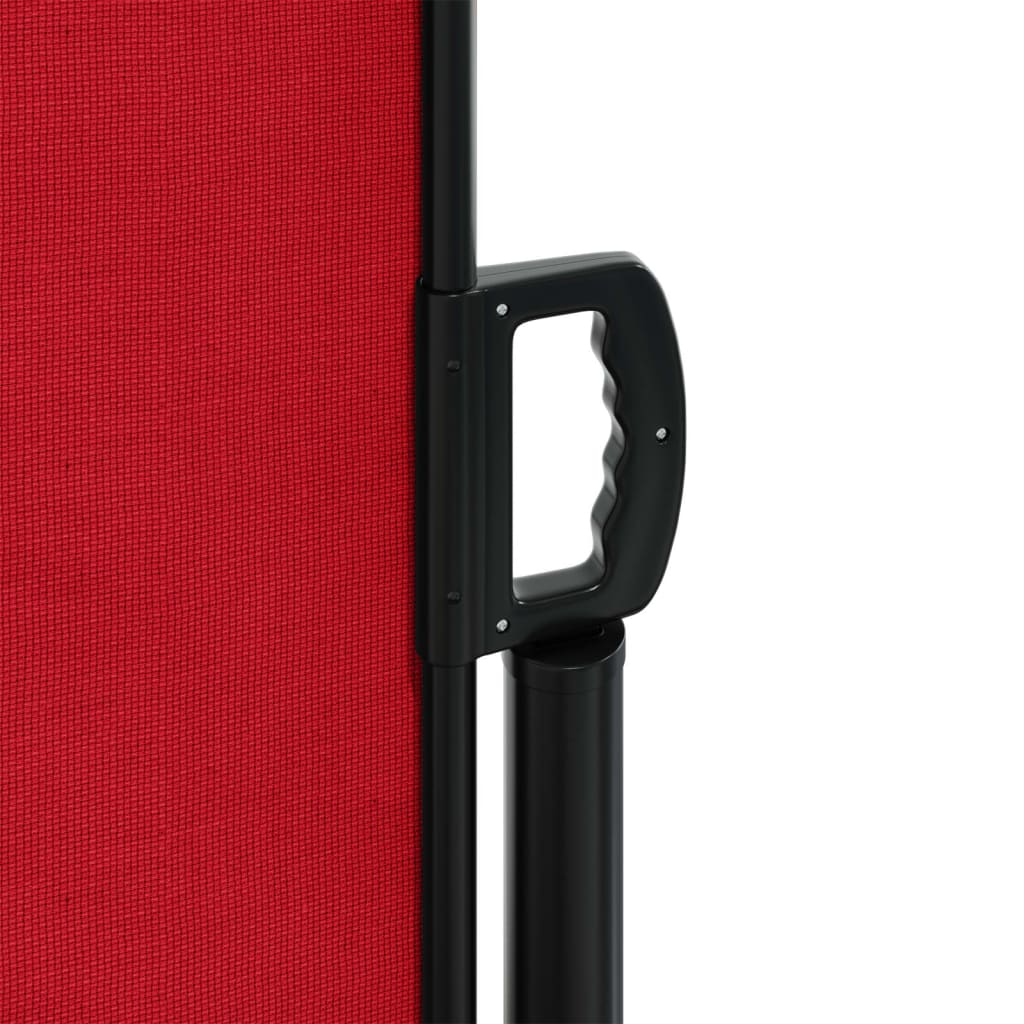 Tenda da Sole Laterale Retrattile Rossa 220x1200 cm