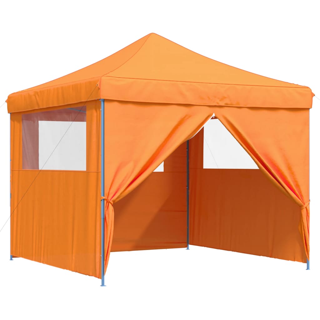 Tendone per Feste Pieghevole Pop-Up con 4 Pareti Arancione