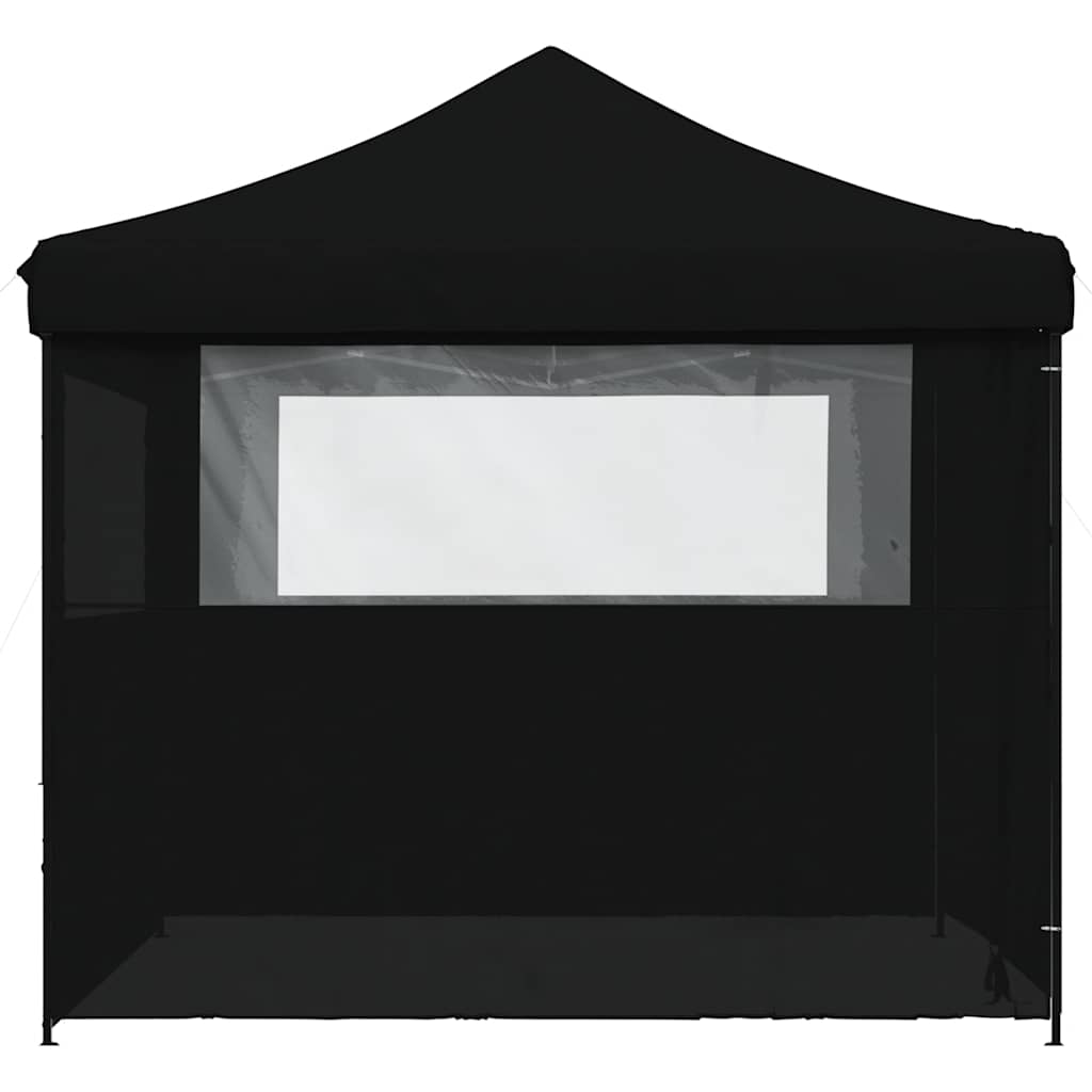 Tendone per Feste Pieghevole Pop-Up con 4 Pareti Nero