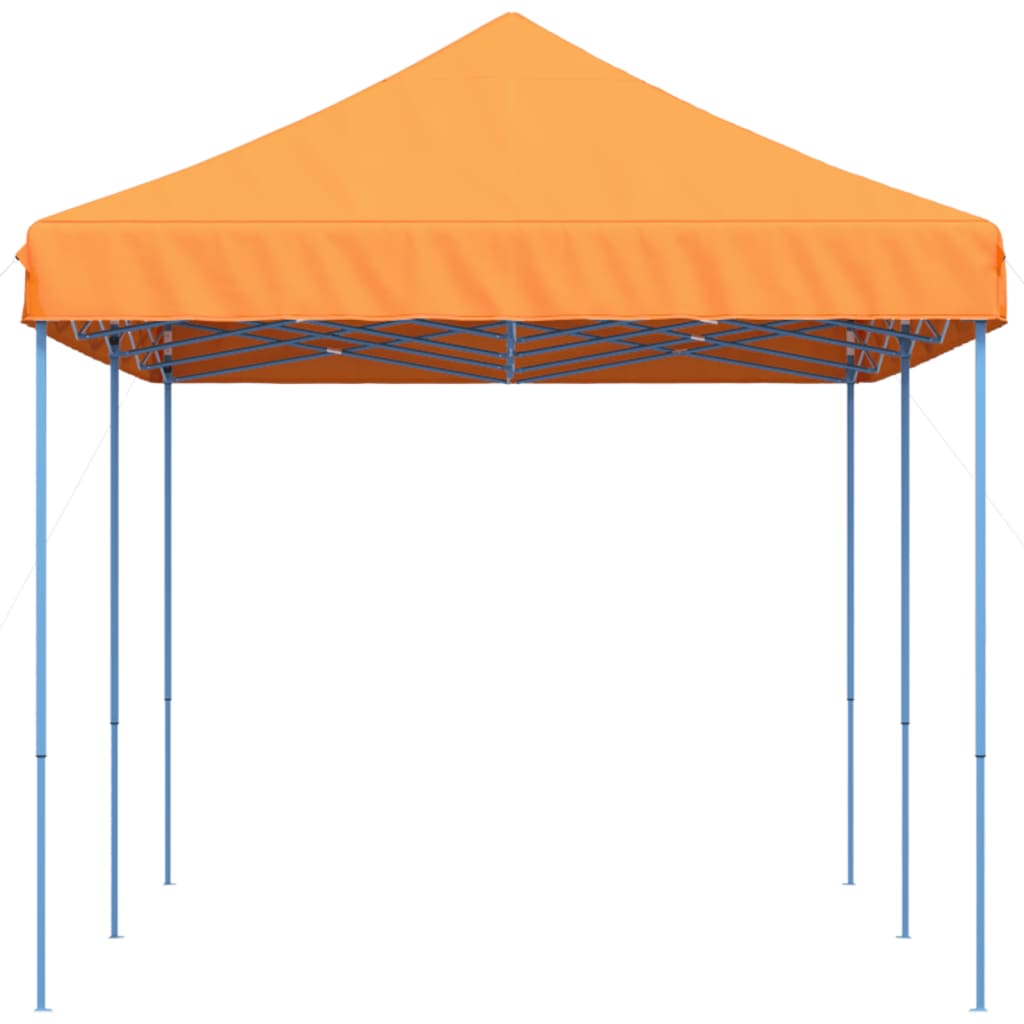 Tenda da Festa Pieghevole Pop-Up Arancione 580x292x315 cm