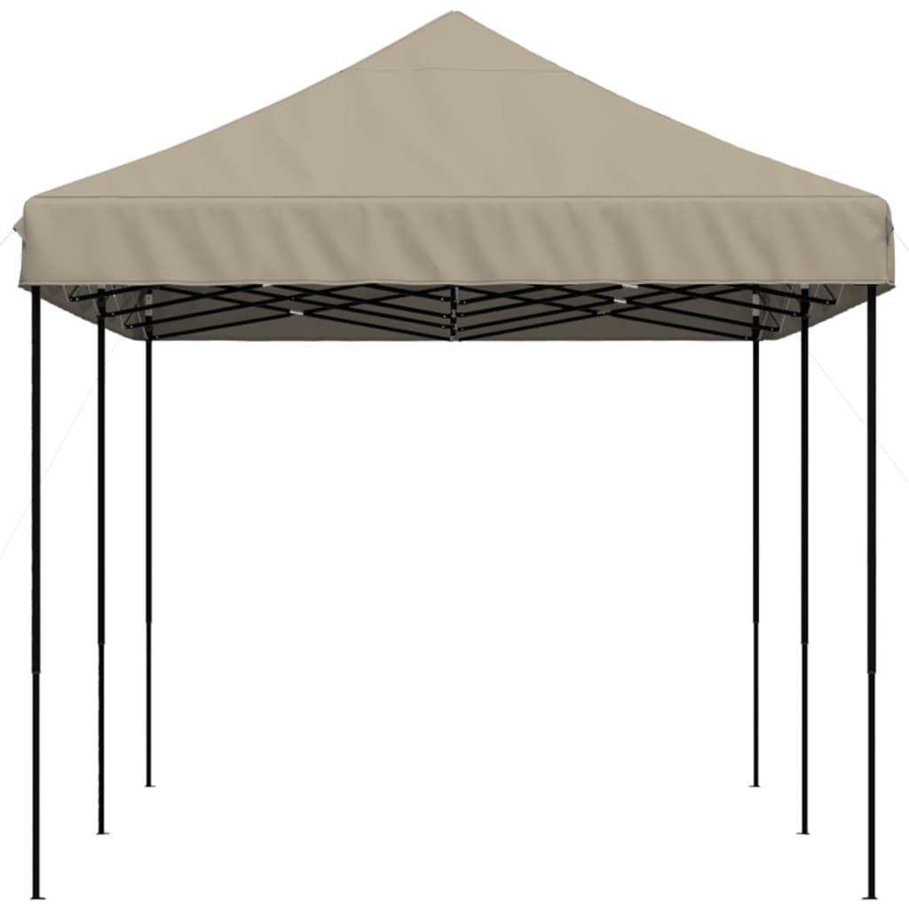 Tenda da Festa Pieghevole Pop-Up Tortora 580x292x315 cm