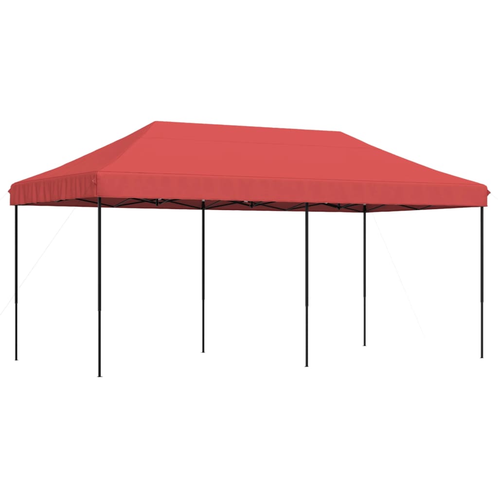 Tenda da Festa Pieghevole Pop-Up Bordò 580x292x315 cm