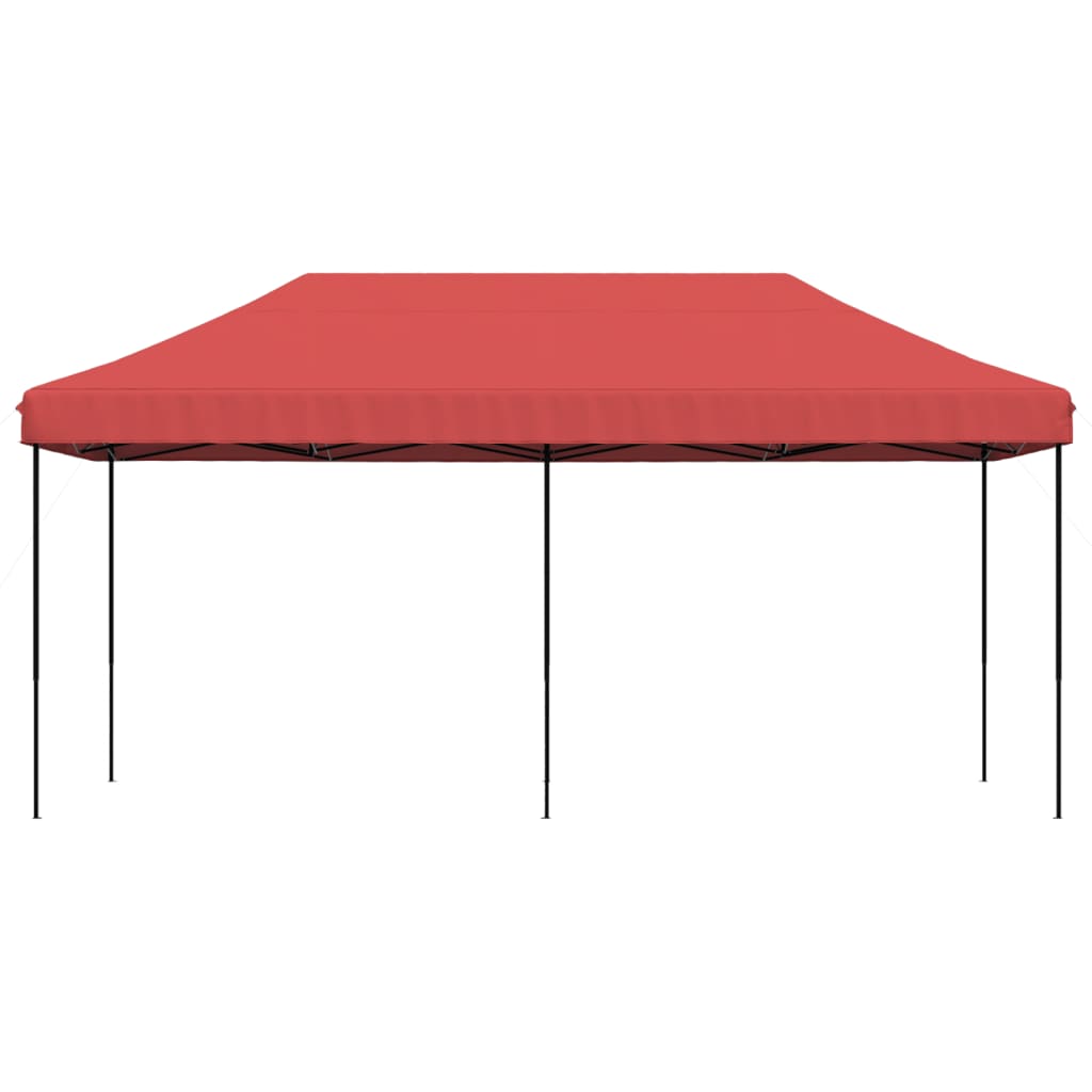 Tenda da Festa Pieghevole Pop-Up Bordò 580x292x315 cm