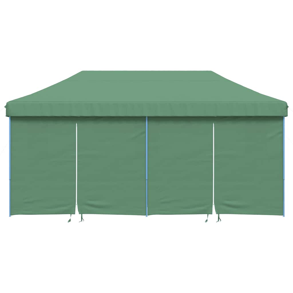 Tendone per Feste Pieghevole Pop-Up con 4 Pareti Verde