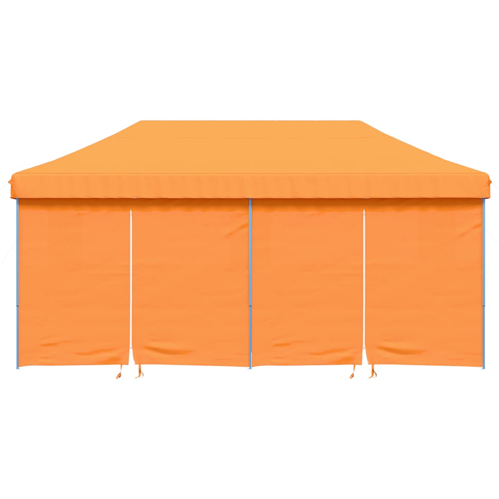 Tendone per Feste Pieghevole Pop-Up con 4 Pareti Arancione