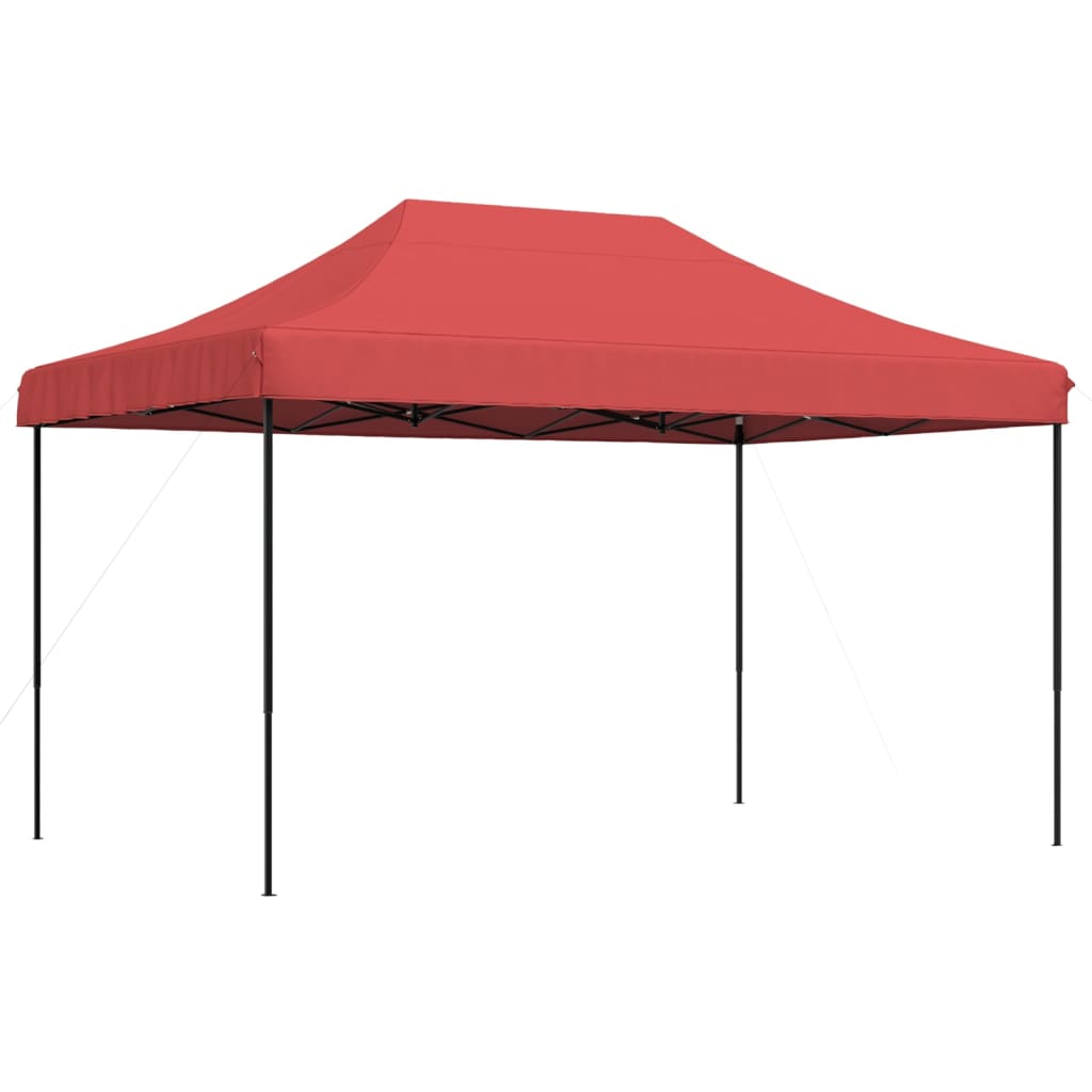 Tenda da Festa Pieghevole Pop-Up Bordò 440x292x315 cm
