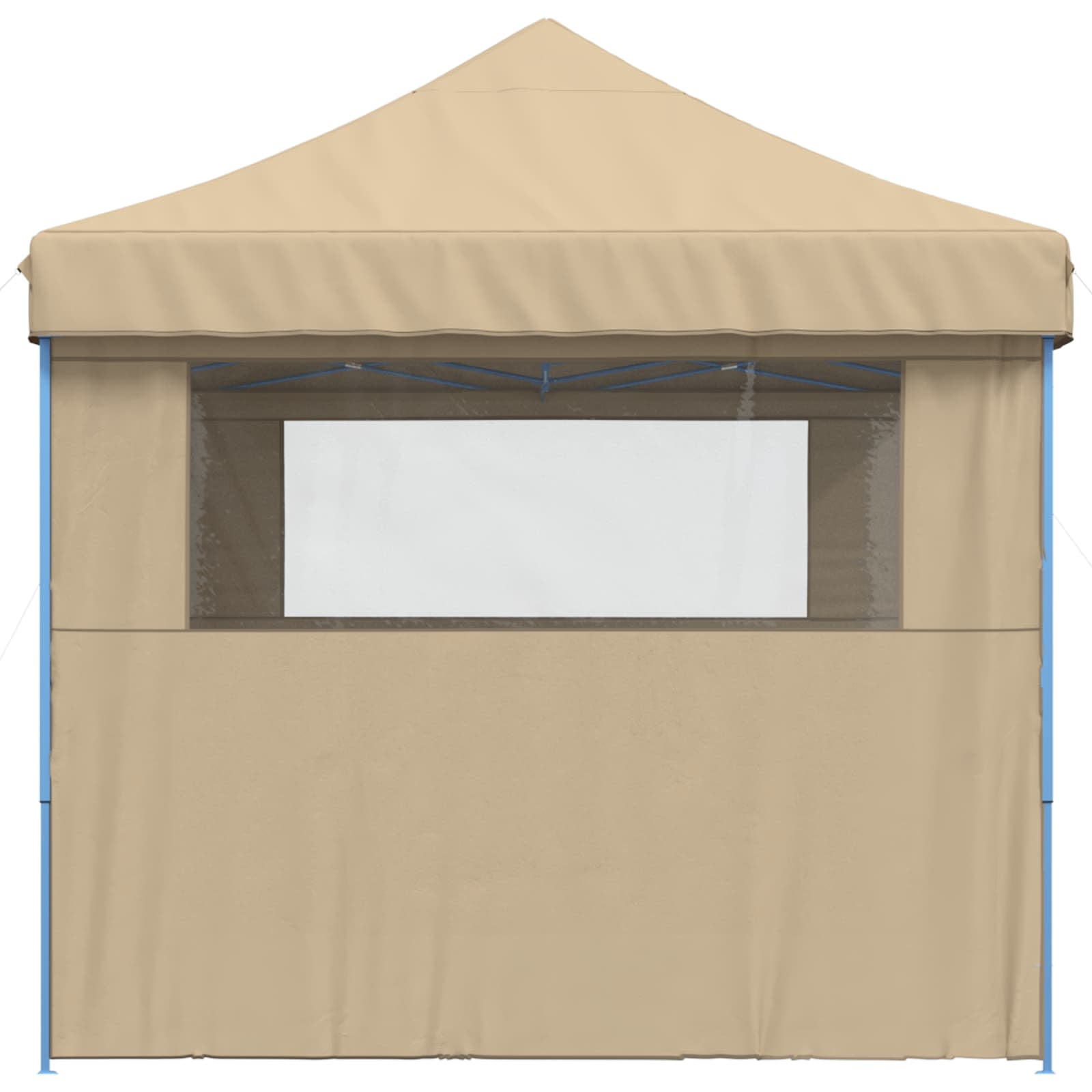 Tendone per Feste Pieghevole Pop-Up con 3 Pareti Beige