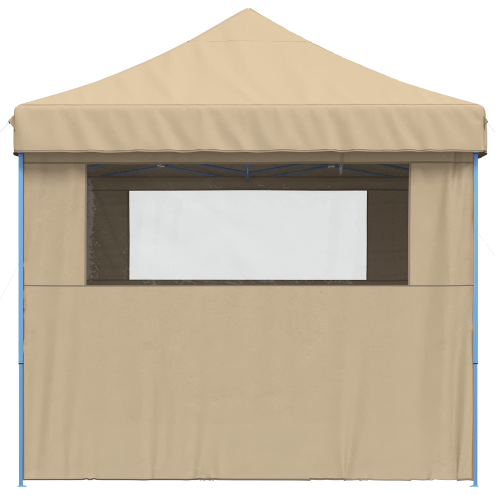 Tendone per Feste Pieghevole Pop-Up con 4 Pareti Beige