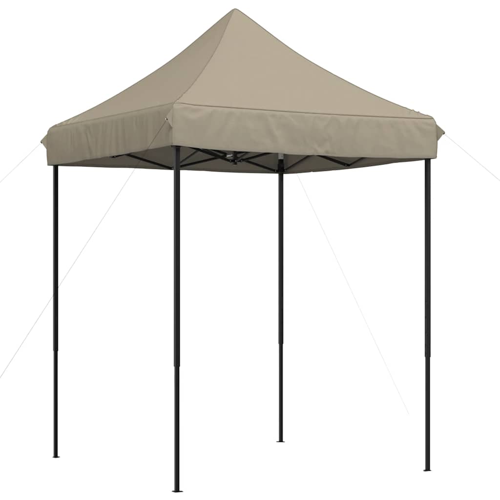 Tenda da Festa Pieghevole Pop-Up Tortora 200x200x306 cm