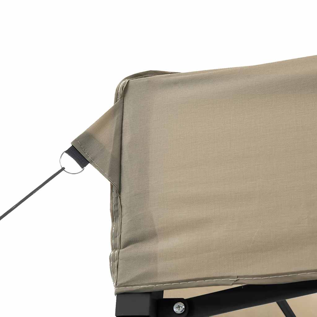 Tenda da Festa Pieghevole Pop-Up Tortora 200x200x306 cm