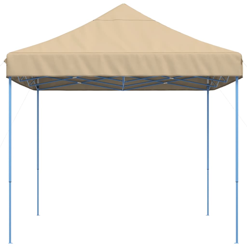 Tenda da Festa Pieghevole Pop-Up Beige 410x279x315 cm