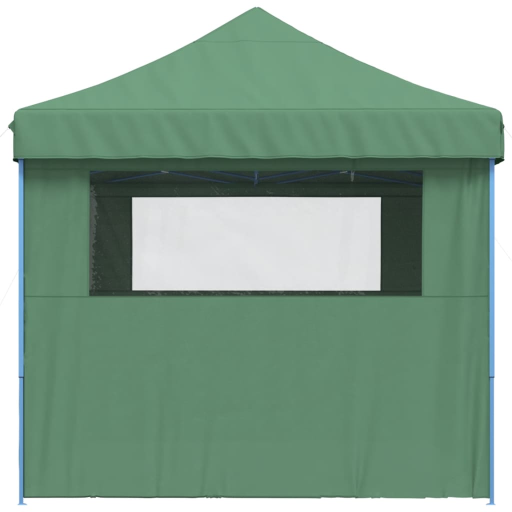 Tendone per Feste Pieghevole Pop-Up con 4 Pareti Verde