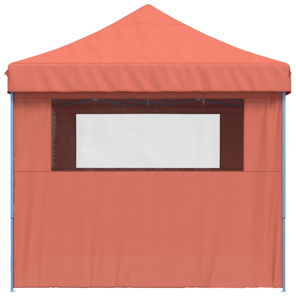 Tendone per Feste Pieghevole Pop-Up con 4 Pareti Terracotta