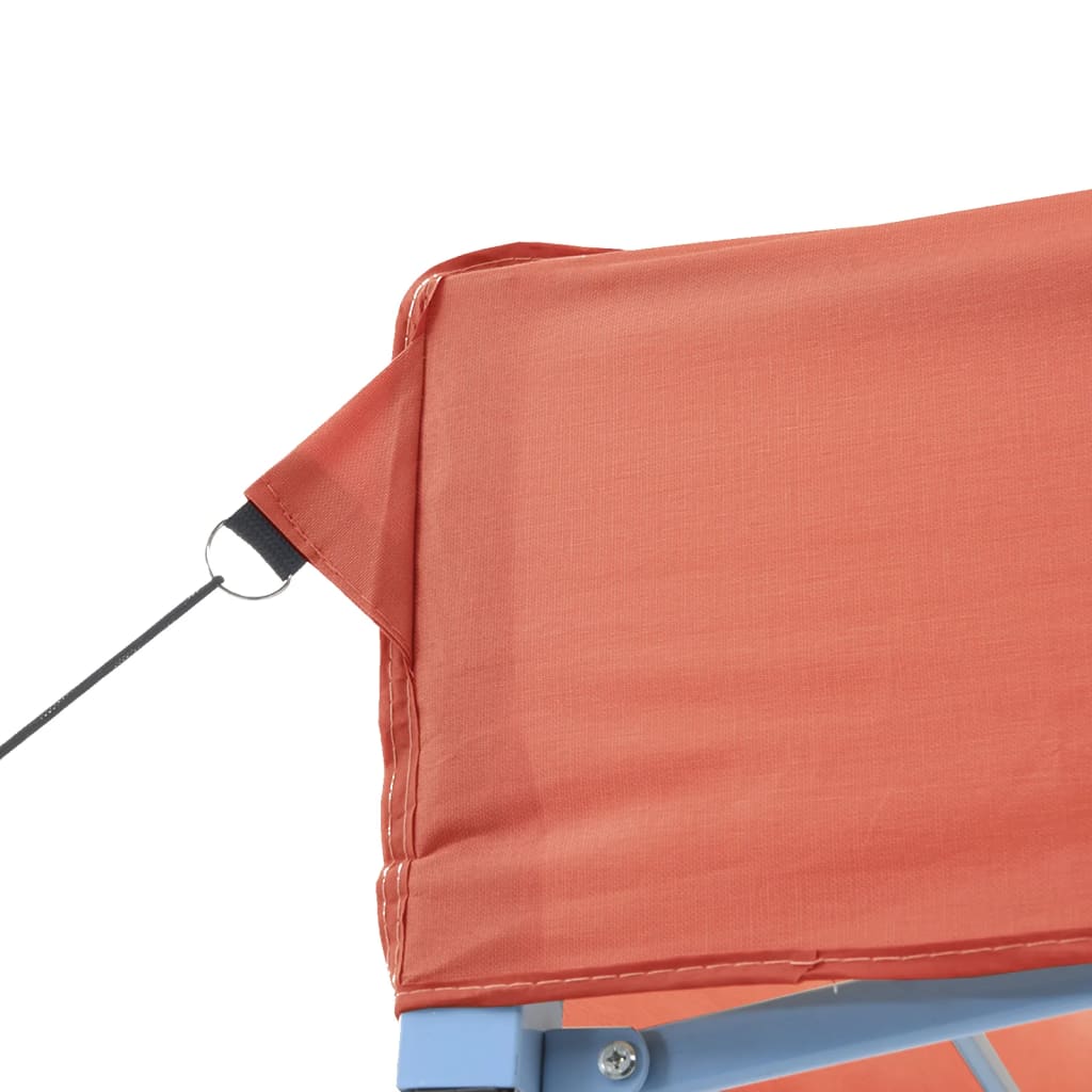 Tendone per Feste Pieghevole Pop-Up con 4 Pareti Terracotta