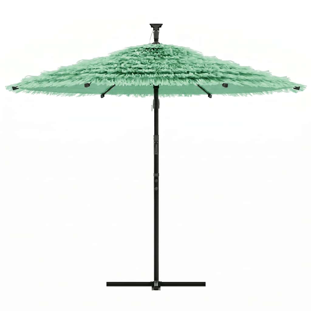 Ombrellone Giardino con Palo in Acciaio Verde 290x290x238 cm