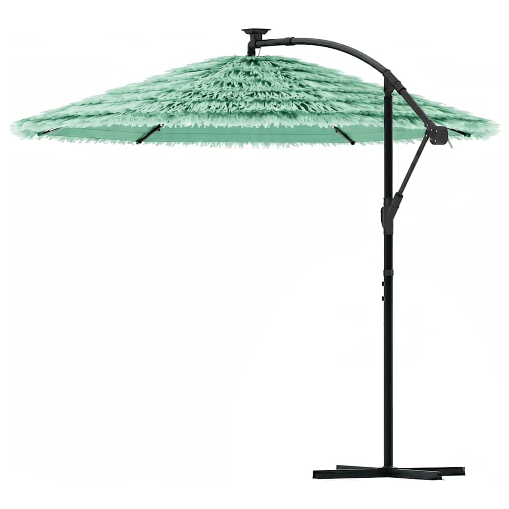 Ombrellone Giardino con Palo in Acciaio Verde 290x290x238 cm