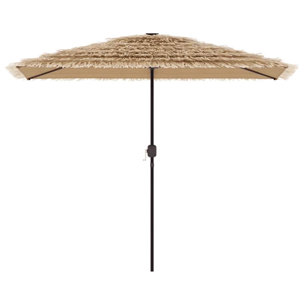 Ombrellone Giardino con Palo in Acciaio Marrone 300x200x250 cm