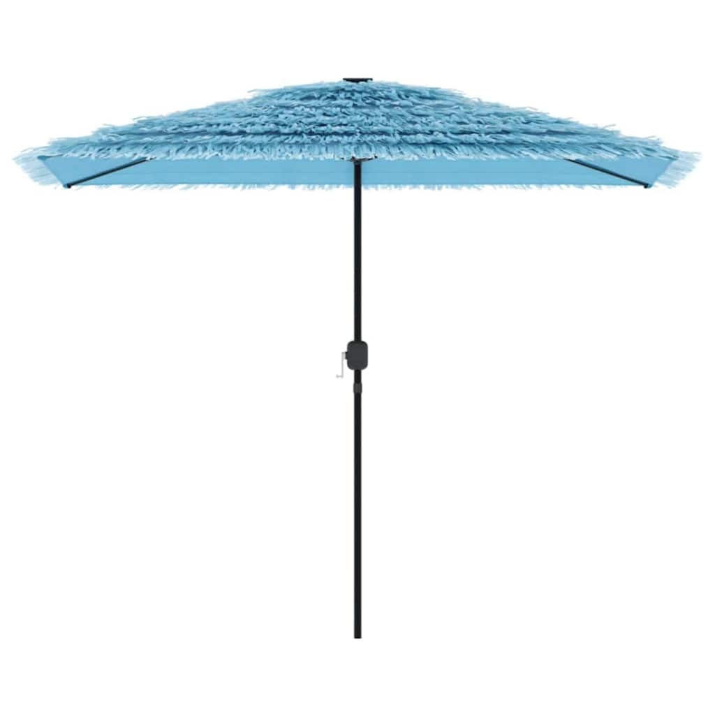 Ombrellone Giardino con Palo in Acciaio Blu 300x200x250 cm