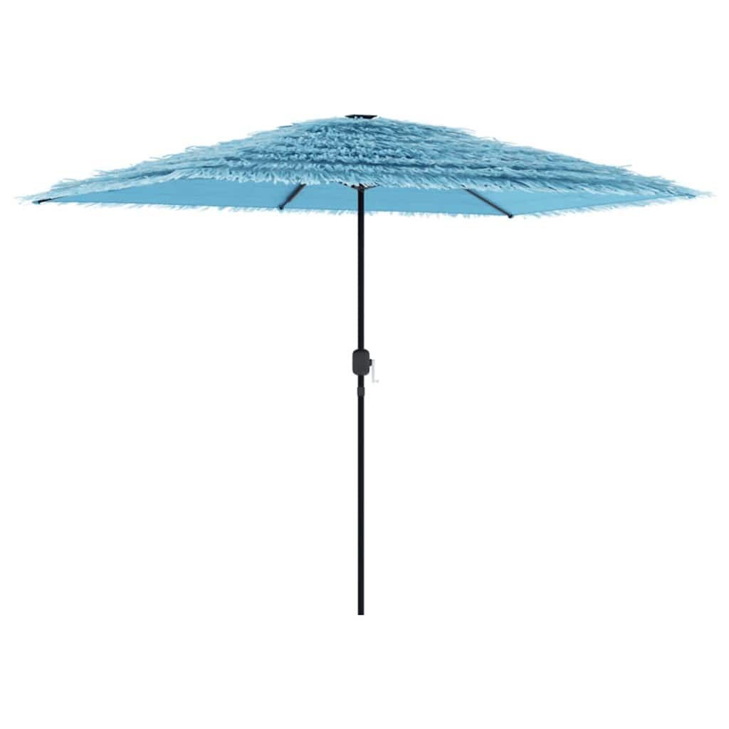 Ombrellone Giardino con Palo in Acciaio Blu 300x200x250 cm