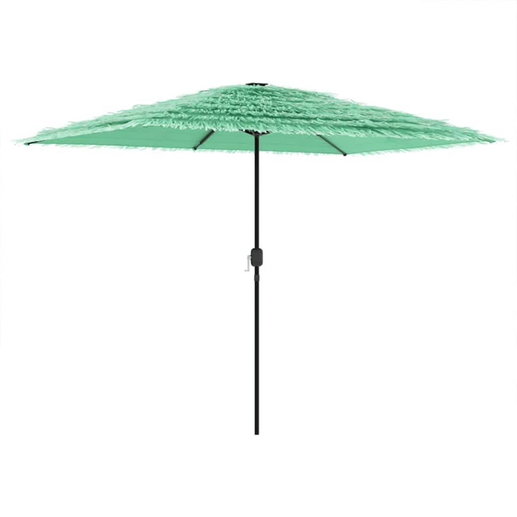 Ombrellone Giardino con Palo in Acciaio Verde 300x200x250 cm