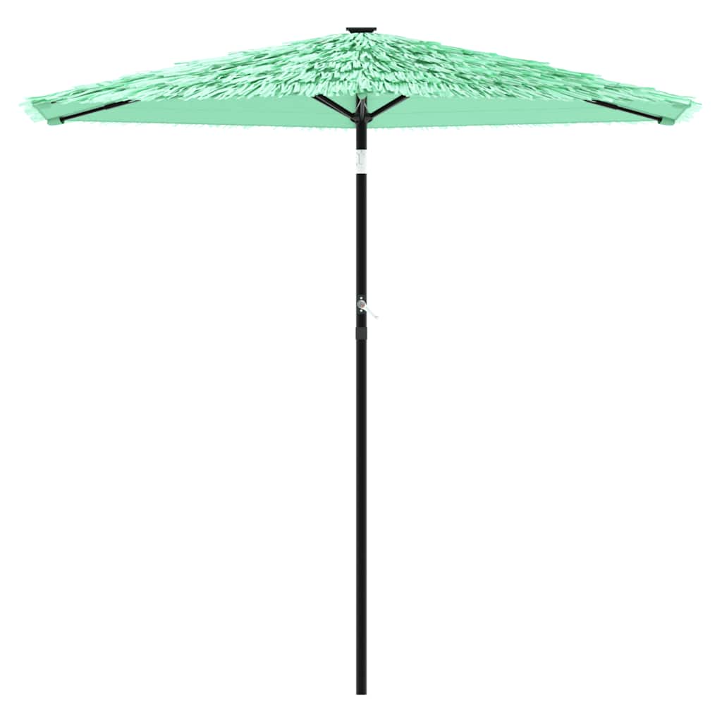 Ombrellone da Giardino con Palo in Acciaio Verde 268x268x226 cm