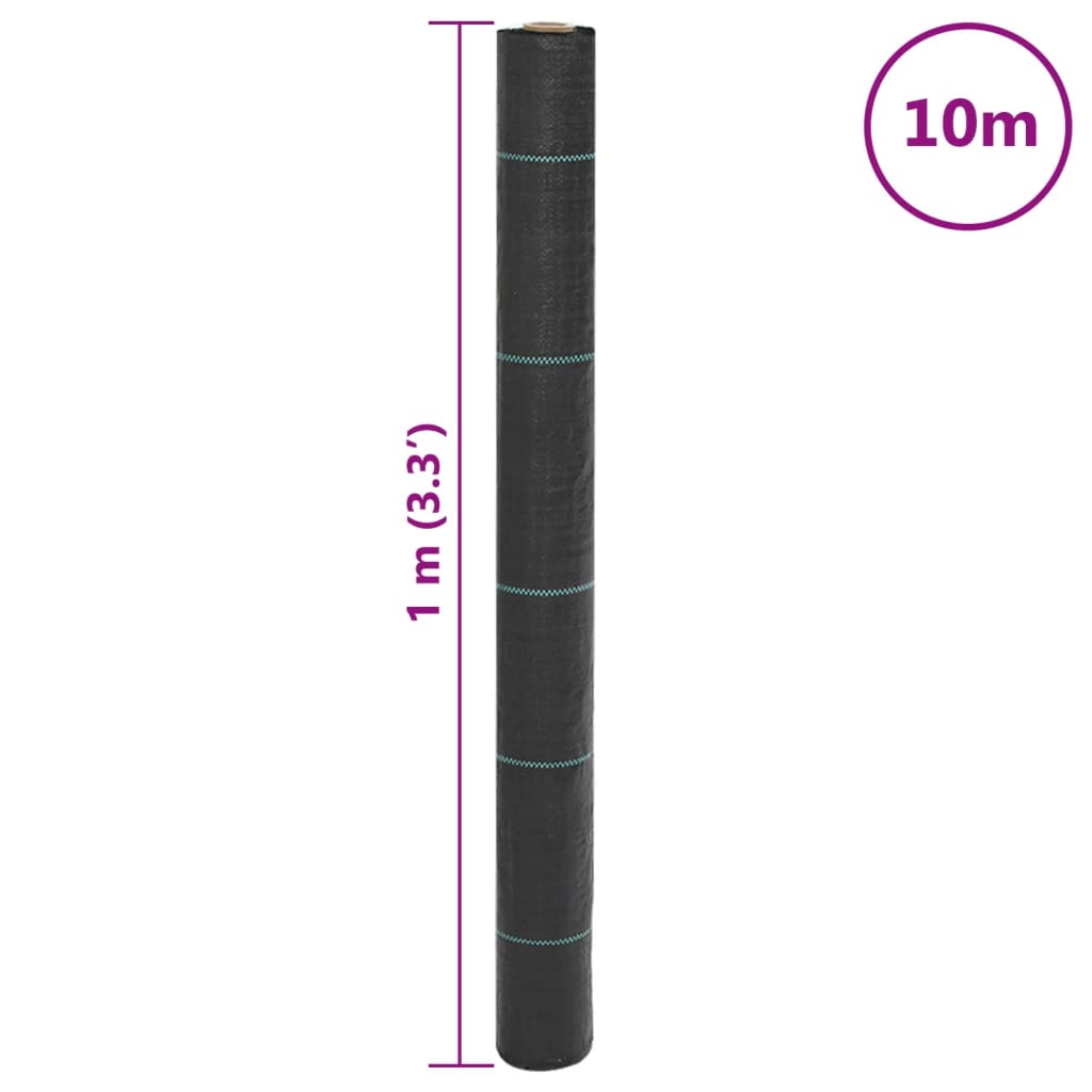 Membrana Antierbacce Nera 1x10 m in PP