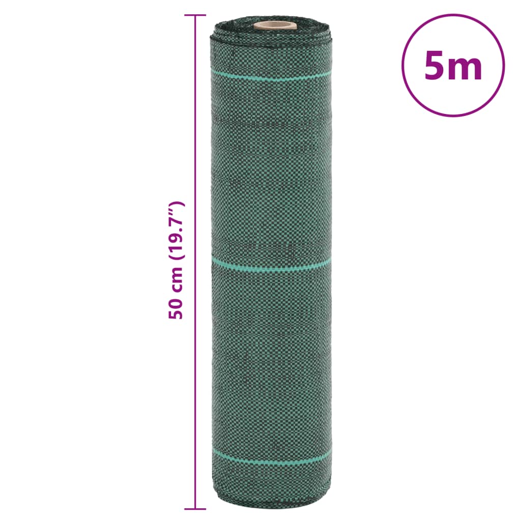 Membrana Antierbacce Verde 0,5x5 m in PP