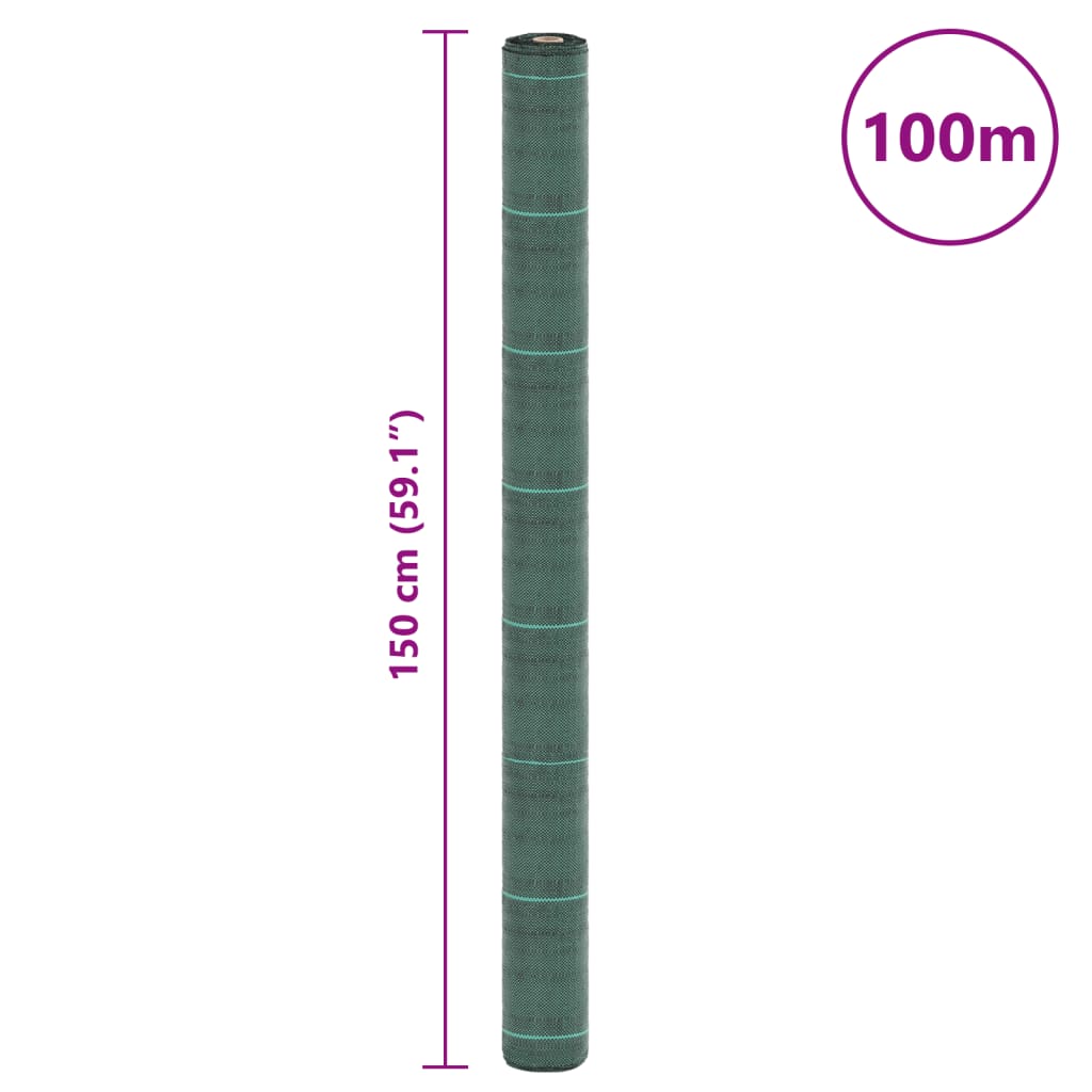 Membrana Antierbacce Verde 1,5x100 m in PP
