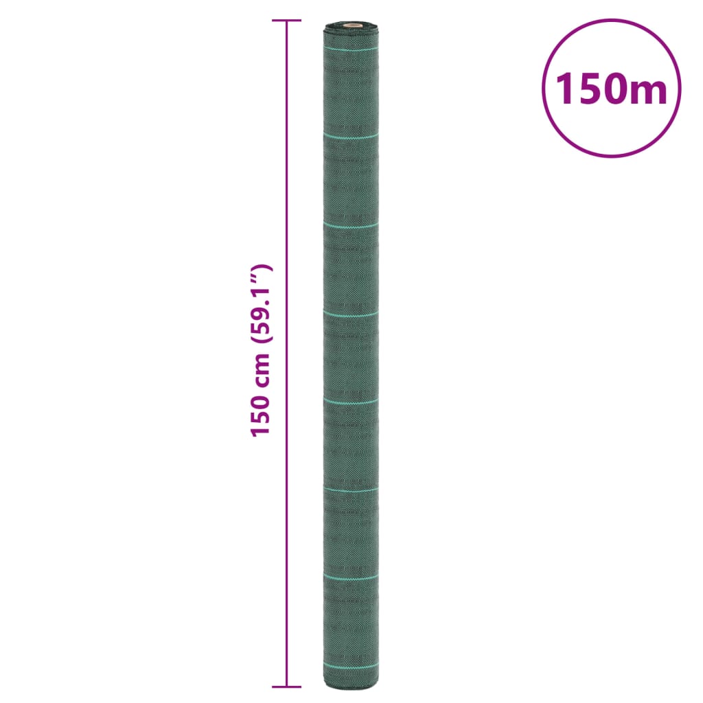 Membrana Antierbacce Verde 1,5x150 m in PP