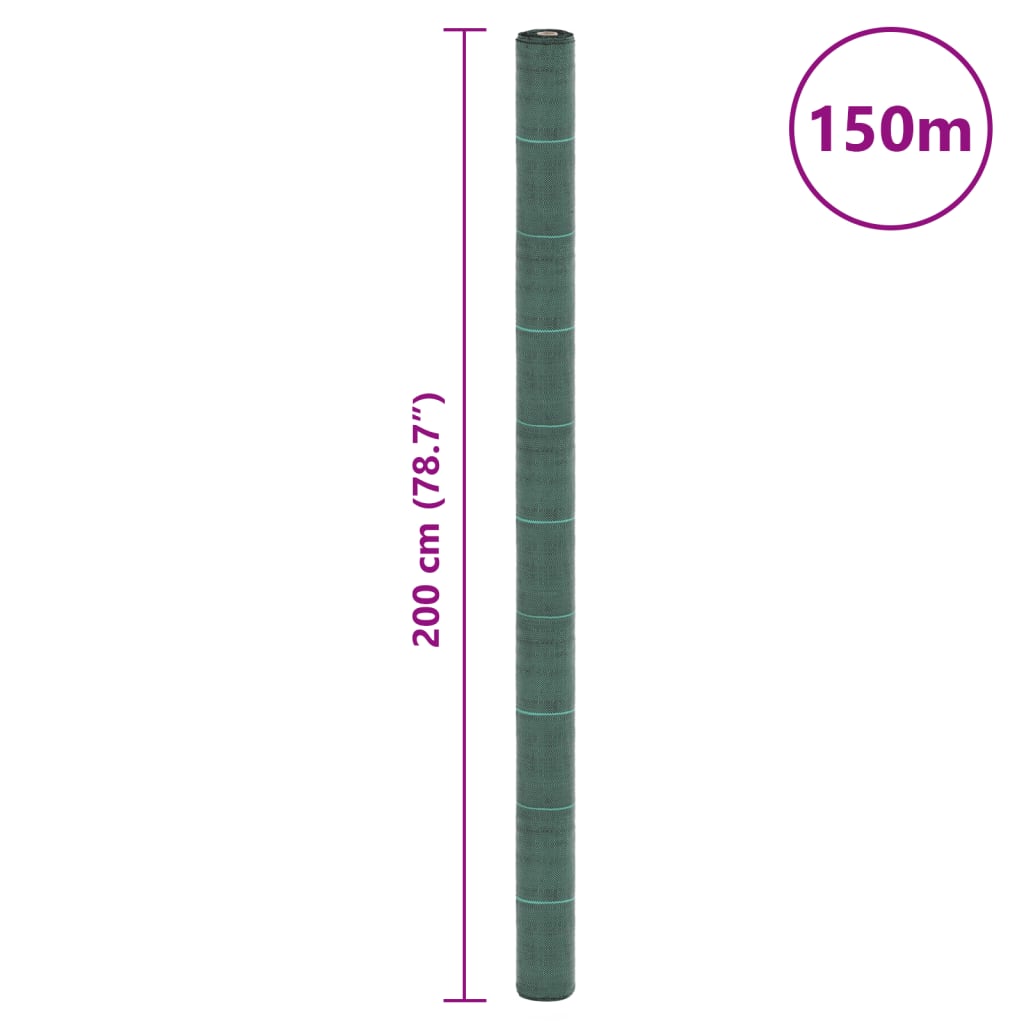 Membrana Antierbacce Verde 2x150 m in PP