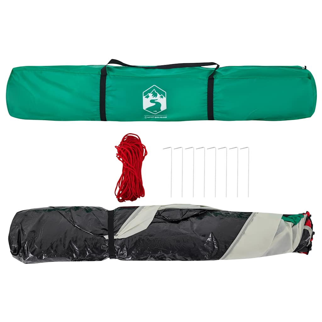 Tenda da Spiaggia 4 Persone Verde Rilascio Rapido Impermeabile